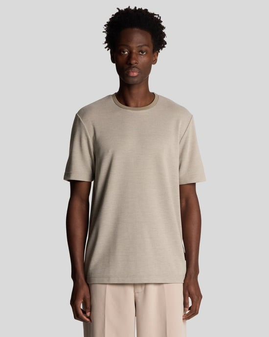 Lyle & Scott Tvåfärgad T-shirt - Brindle - Image 1
