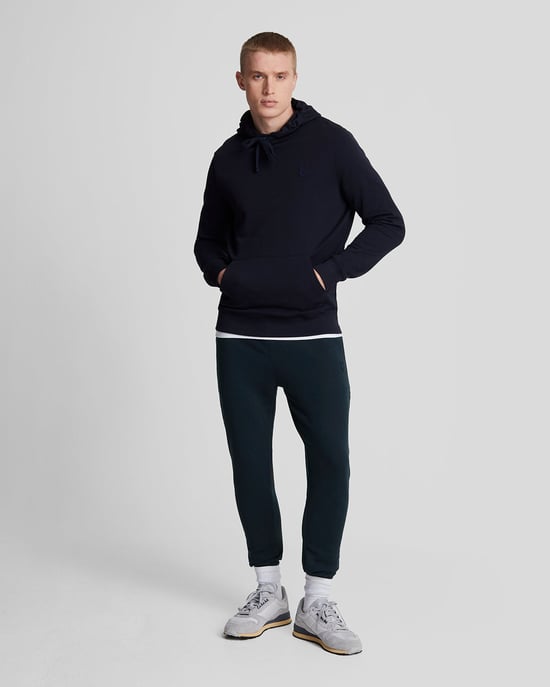 Lyle & Scott Tonal Eagle Skinny Joggers - Dark Navy - Image 1