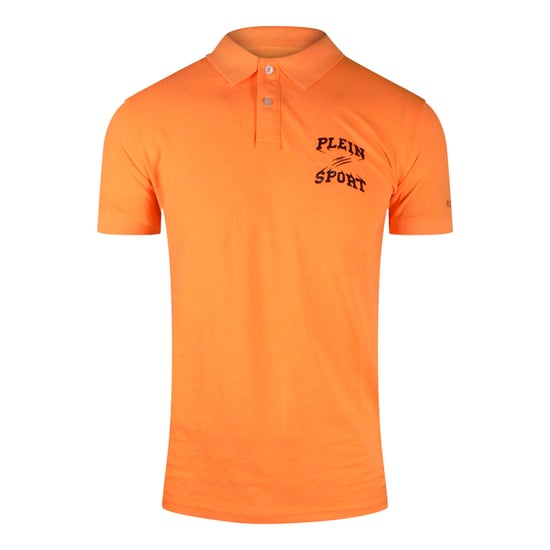 Plein Sport Bold Logo Oranje Poloshirt - Image 1