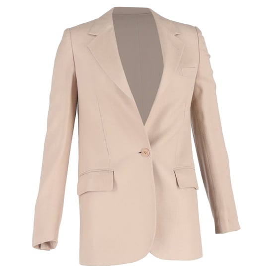 Stella McCartney Effen Blazer in Nude Linnen - Image 1