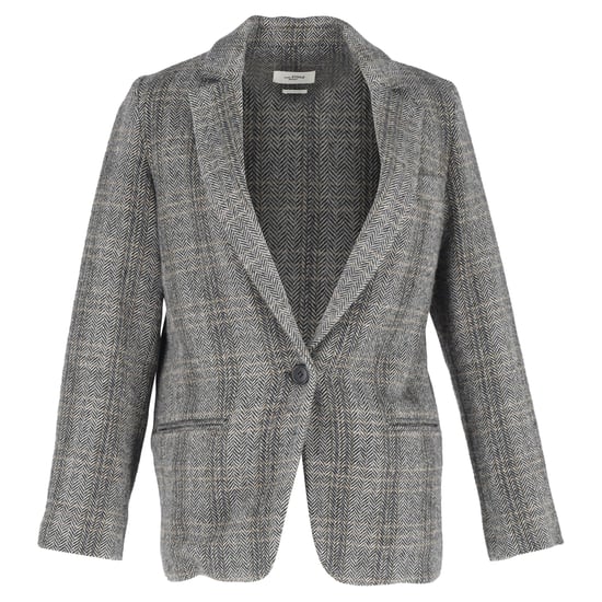 Isabel Marant Etoile Charly Visgraat Blazer in Grijze Wol - Image 1