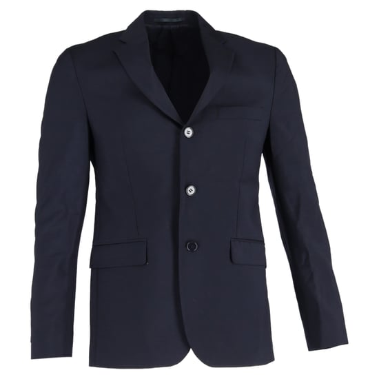 Acne Studios Single-Breasted Blazer in Navy Blue Polyester - Image 1