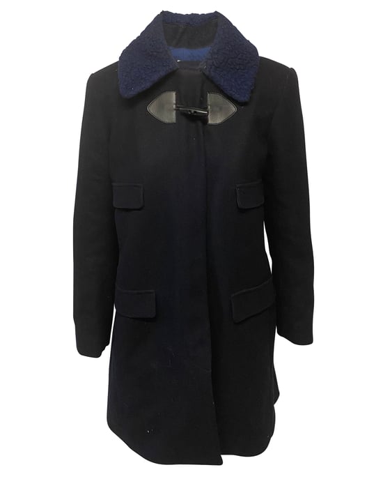 See by Chloe Winter Coat in Navy Blue Polyester - Image 1