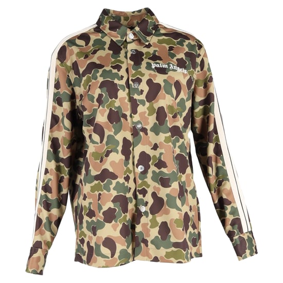Palm Angels Camouflage Print Trainingsshirt in Multicolor Polyester - Image 1