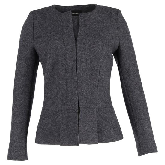 Isabel Marant Avondjasje in Grijze Merinowol - Image 1