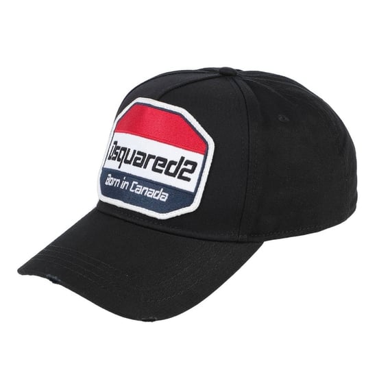 Dsquared2 Born In Canada Logo Black Cap - Image 1