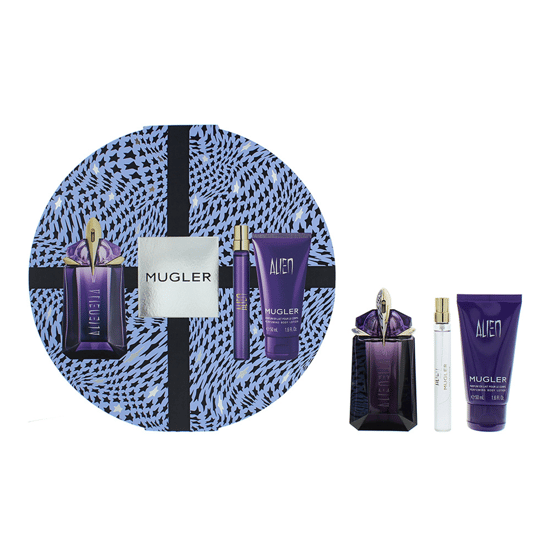 Mugler Alien Eau De Parfum 60ml, Body Lotion 50ml + Eau De Parfum 10ml Gift Set - Image 1