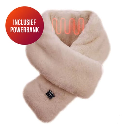 Casa di Elturo Usb verwarmde sjaal inclusief powerbank - katoen l80 x b11 cm 3 - Image 1