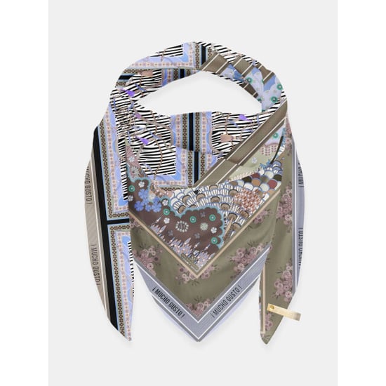 Mucho Gusto ® sjaal st. tropez groen blauw zebra - Image 1