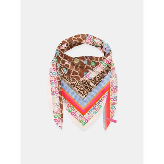 Mucho Gusto ® zijden sjaal st. tropez giraffe en dierenprint - Image 1