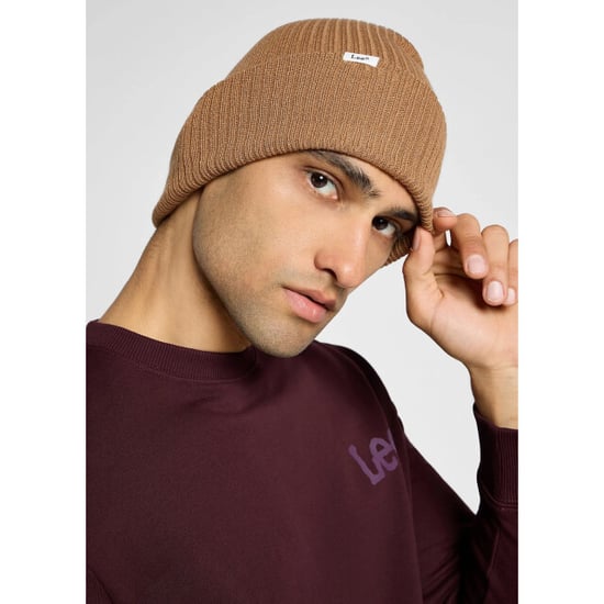 Lee Ribbed beanie clove - Image 1