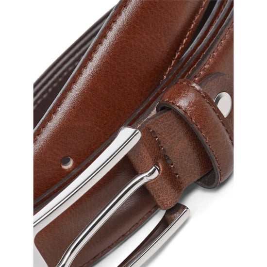 Jack & Jones Heren pantalon riem leer jacchristopher cognac - Image 4