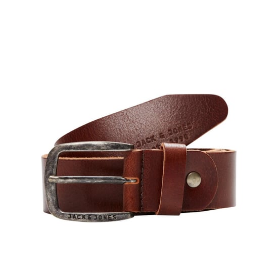 Jack & Jones Heren riem jacpaul leer roodbruin - Image 1