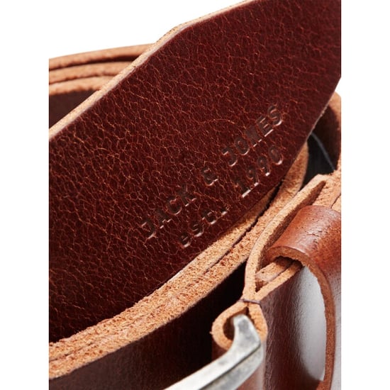 Jack & Jones Heren riem jacpaul leer roodbruin - Image 2