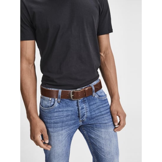 Jack & Jones Heren riem jacpaul leer roodbruin - Image 4