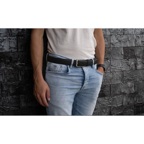 Zenino Lederen riem colton zwart cm - Image 3