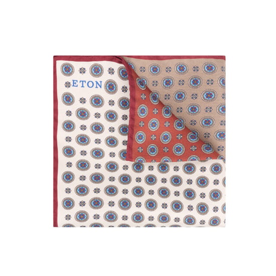 Eton Four sided silk pocket square - Image 3