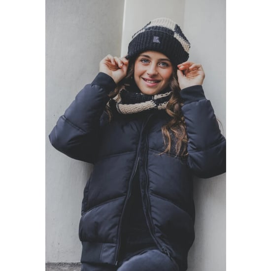 Looxs Revolution Gebreide beanie block /zand voor meisjes in de kleur - Image 3