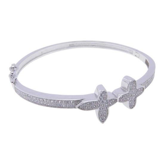 Christian Zilveren zirkonia ster slavenarmband - Image 2