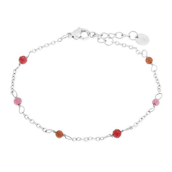 Label Kiki Armband dottie ruby silver - Image 1