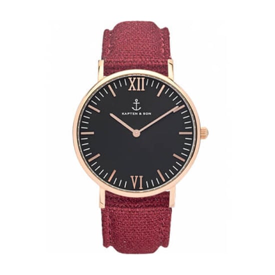 Kapten & Son Black bordeaux canvas campina 4251145201777 - Image 1