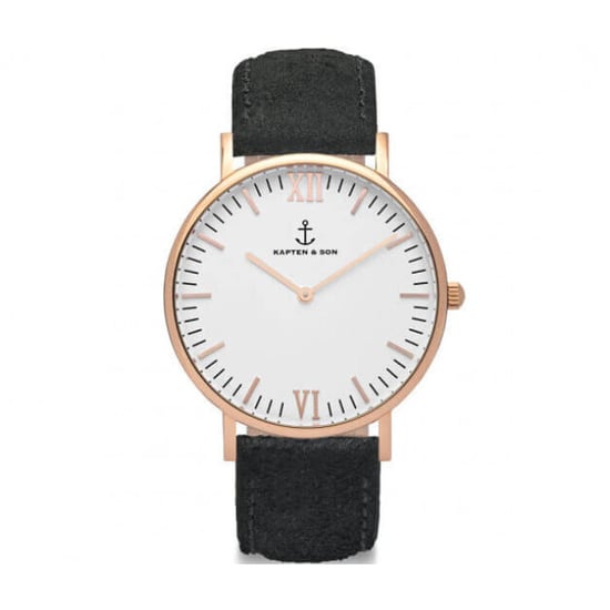 Kapten & Son Black vintage leather campina 4251145211547 - Image 1