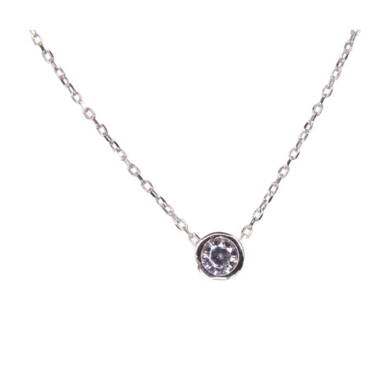 Christian 14 karaat ketting solitaire - Image 3