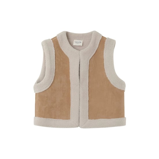 Grace & Mila Suede imitatieschaap gilet noe - Image 5