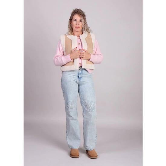 Grace & Mila Suede imitatieschaap gilet noe - Image 6