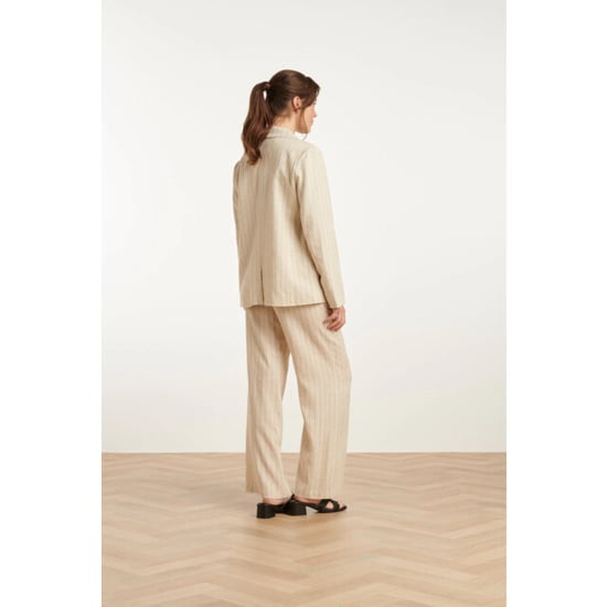 Smashed Lemon 25126 pinstriped linen blazer | - Image 5