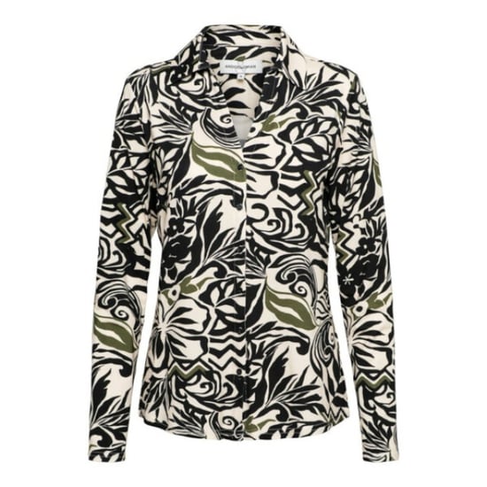 &Co Woman Blouse vayen leaf black multi - Image 1