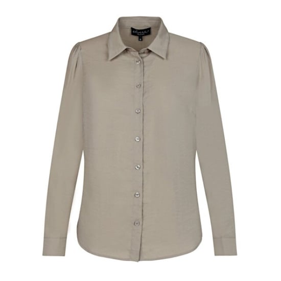 Elvira Collections Blouse minte taupe satin - Image 1