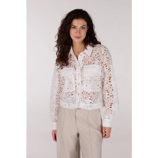 Jansen Amsterdam Fae cl crochet long sleeve wit - Image 1