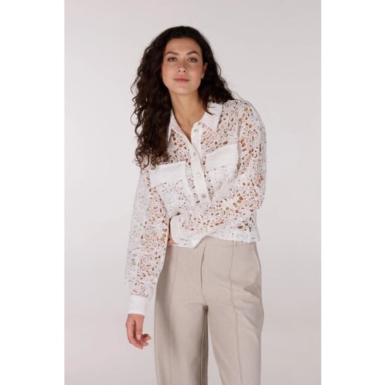 Jansen Amsterdam Fae cl crochet long sleeve wit - Image 3