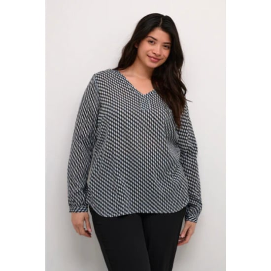 KAFFE Kcami ls blouse printed - Image 4