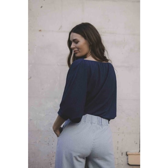 Looxs Revolution Lxs navy top vleermuis mouw voor dames in de kleur - Image 5