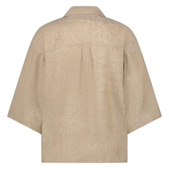 Nukus Lucy blouse melange zand dessin - Image 3