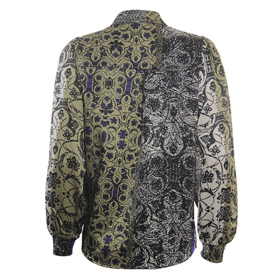 Poools Blouse 333229 olive/black - Image 2