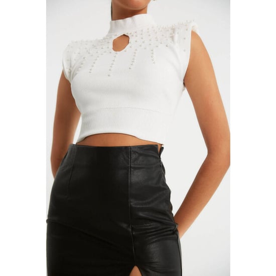 Robin-Collection Elastische ribstof top t93545 - Image 3