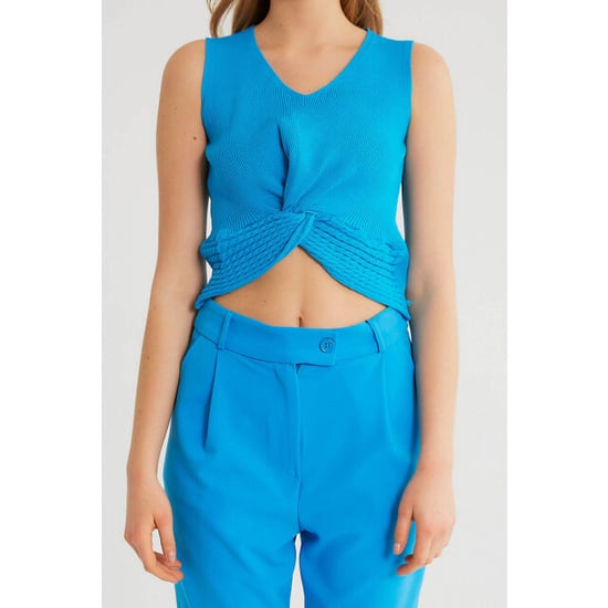 Robin-Collection Elastische ribstof top t93564 - Image 1