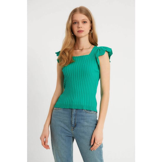 Robin-Collection Elastische ribstof top t93547 - Image 4