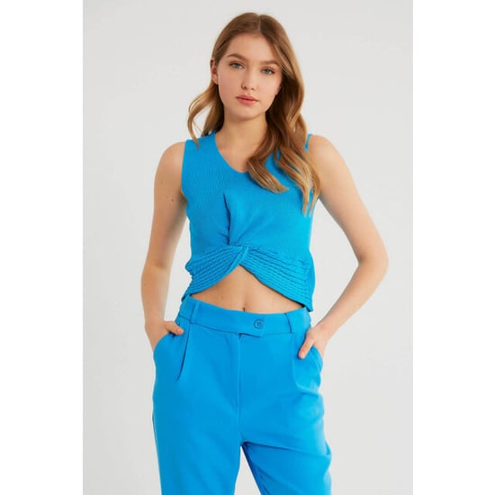 Robin-Collection Elastische ribstof top t93564 - Image 2
