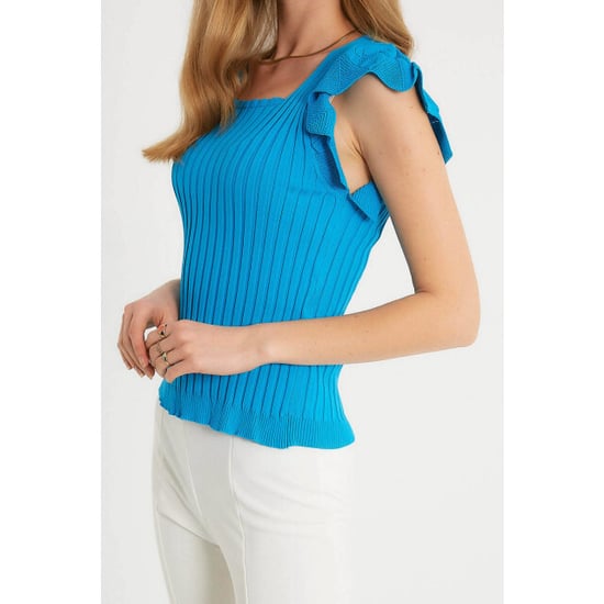 Robin-Collection Elastische ribstof top t93547 - Image 4