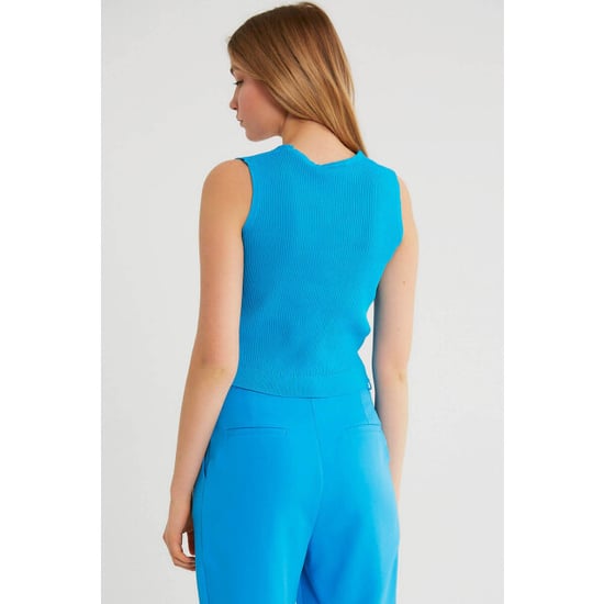 Robin-Collection Elastische ribstof top t93564 - Image 4