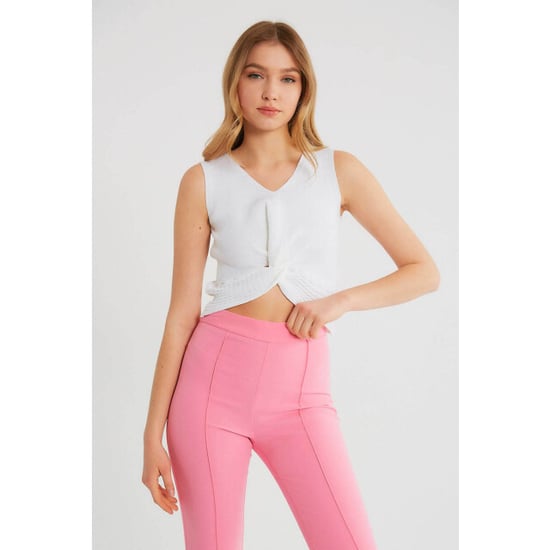 Robin-Collection Elastische ribstof top t93564 - Image 4