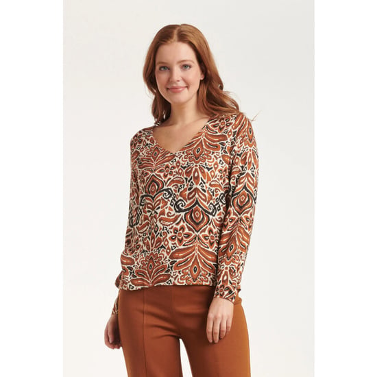 Smashed Lemon 24508 e paisley bedrukte top | - Image 3