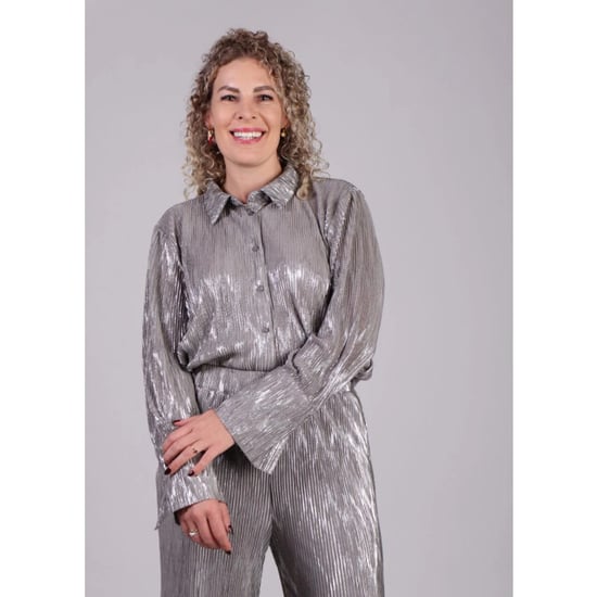 Studio Amaya Plisse blouse phien - Image 6