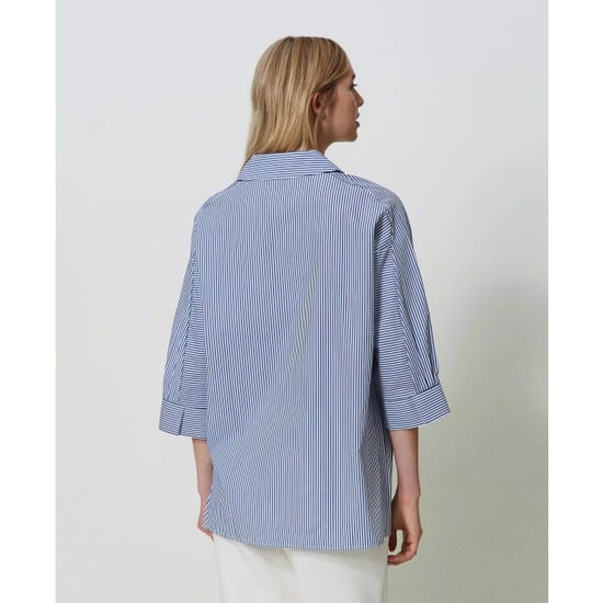 Twin-set Gestreept poplin overhemd met logo voeg toe aan verlanglijst € 159,00 - Image 4