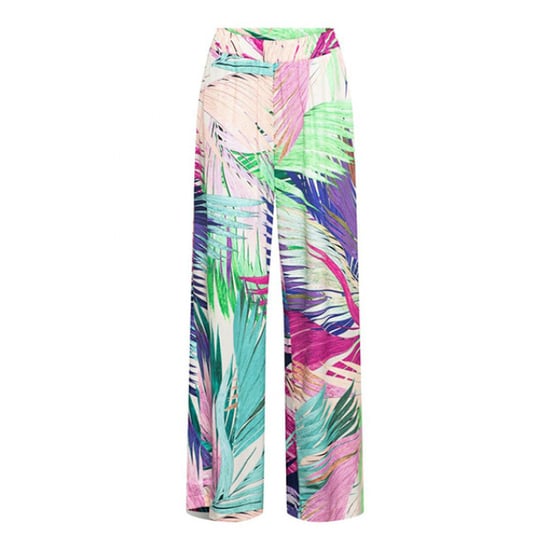 &Co Woman &co women broek julie leaf turquoise multi - Image 1