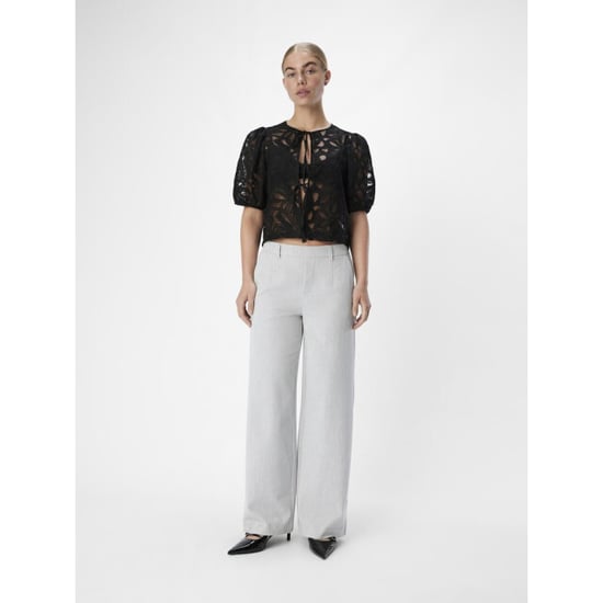 Object objlisa wide pant noos 23037921 light grey melange - Image 4